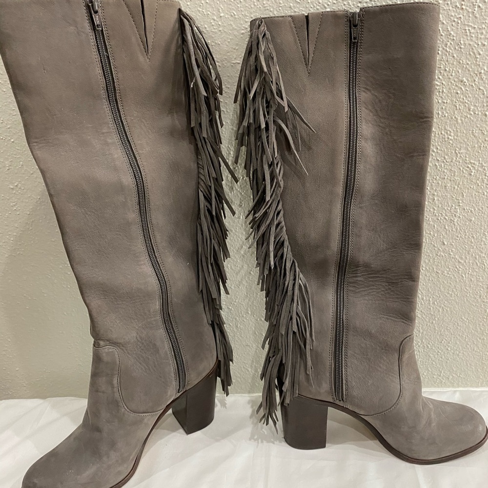 Tall Fringe boots